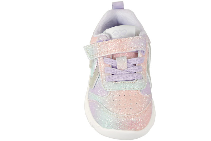 HUMMEL CROSSLITE GLITTER INFANT MULTI COLOUR PINK FRITIDSSKO