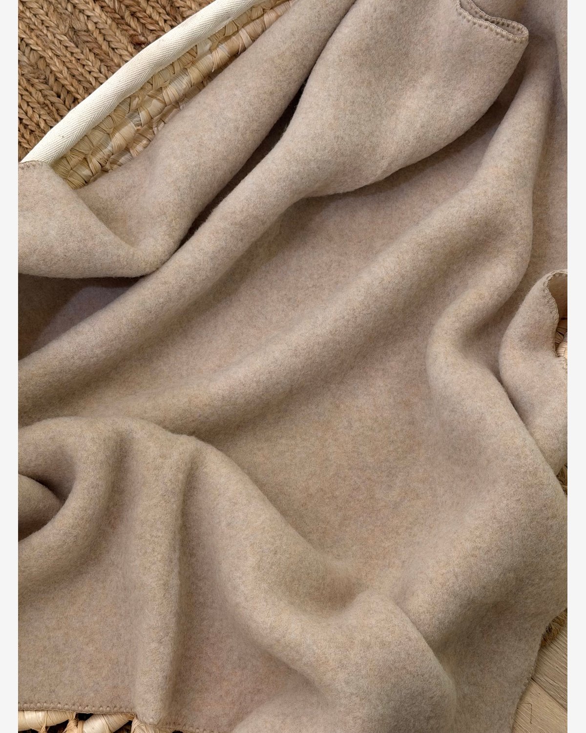 Ullteppe Baby – Varm Ullfleece 100% Merino | 85×85 cm
