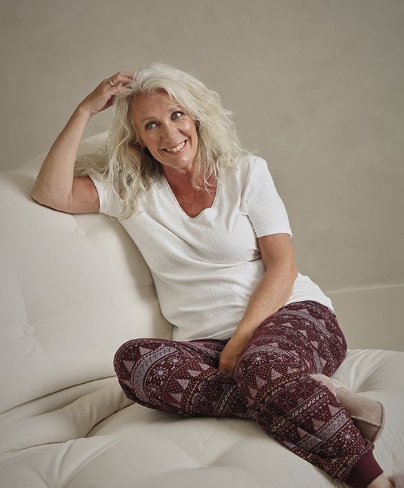 Halley pyjamastopp med korte ermer