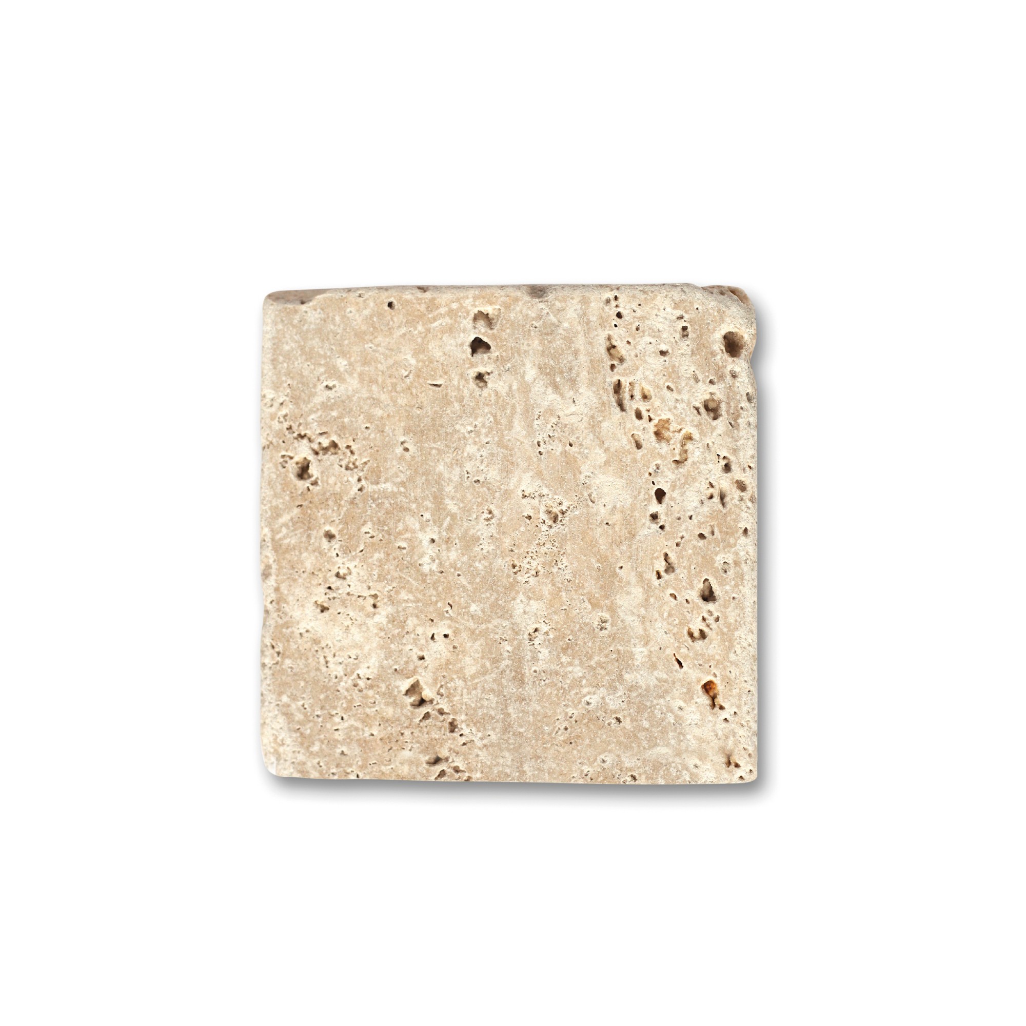 Travertin Steinplatte antik, L 10 cm, B 10 cm, H 1 cm günstig bestellen