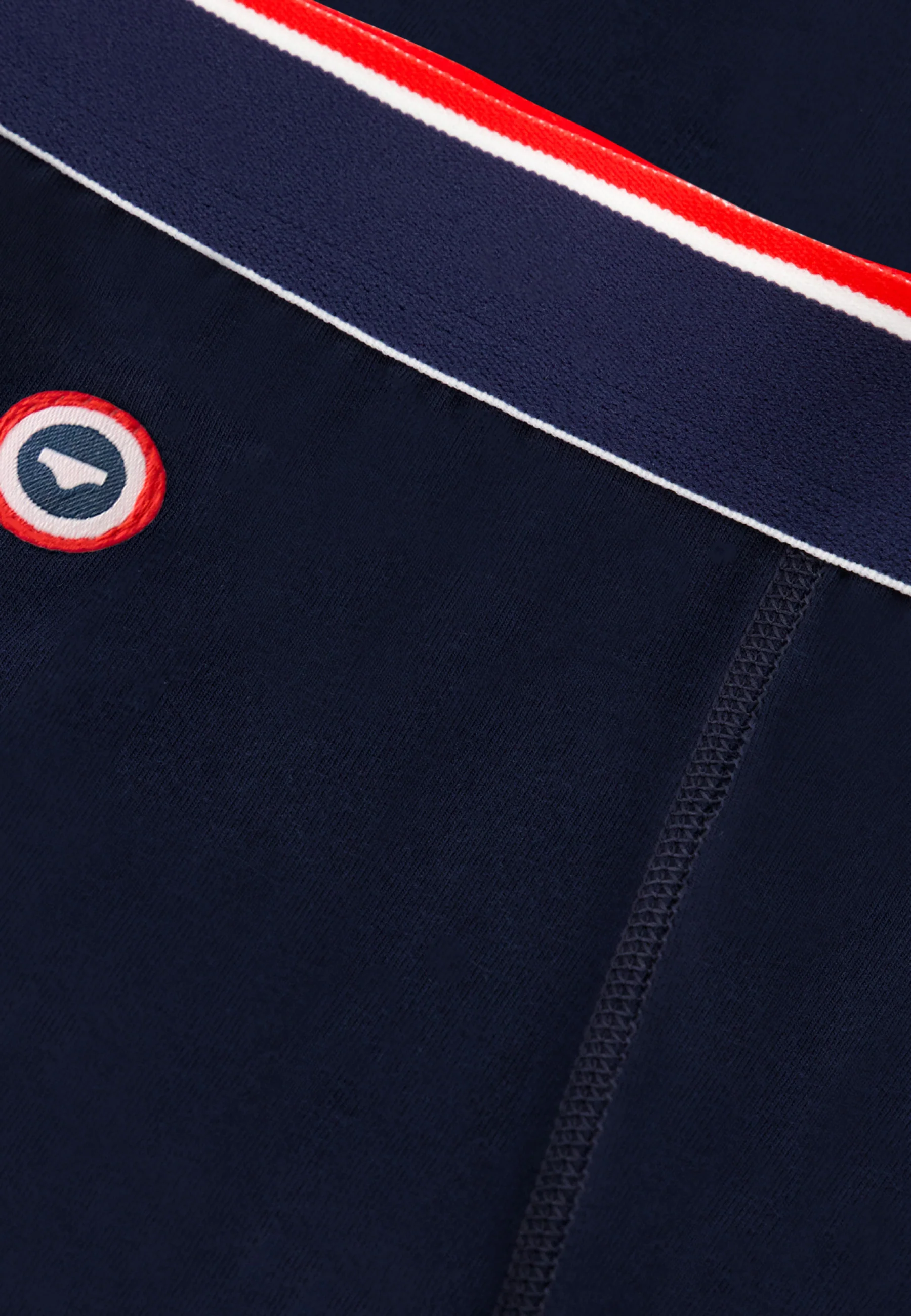 Boxer long en coton-Michel Marine