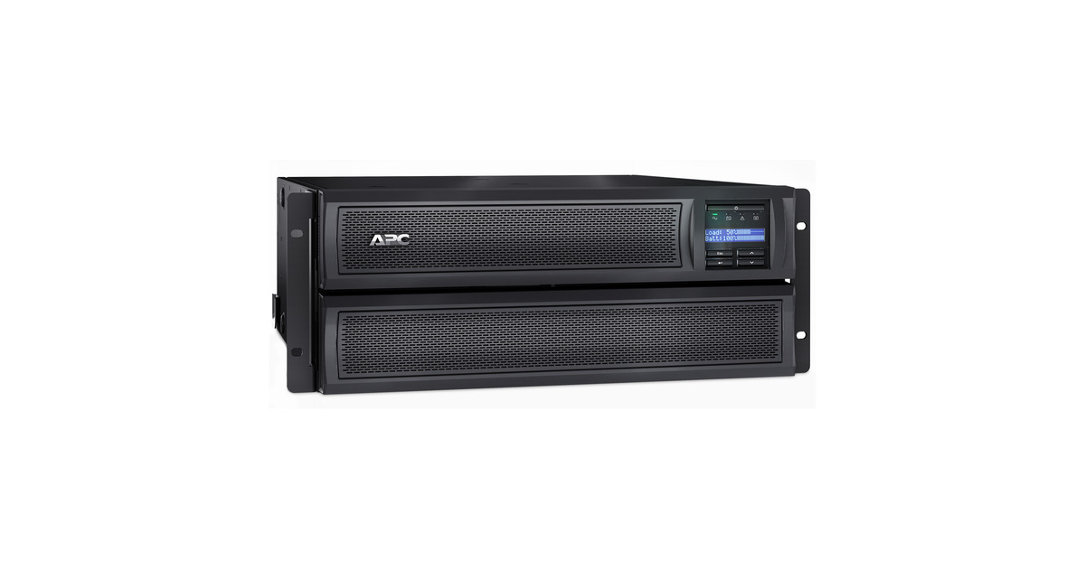 APCSmart-UPS X SMX2200HV - 2200VA ups  (Zwart, 8x C13, 2x C19 uitgang, USB, uitbreidbare runtime, short depth)