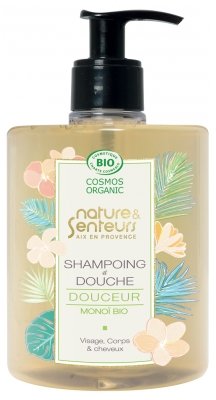 Shampoing et Douche Douceur Monoï Bio 500 ml