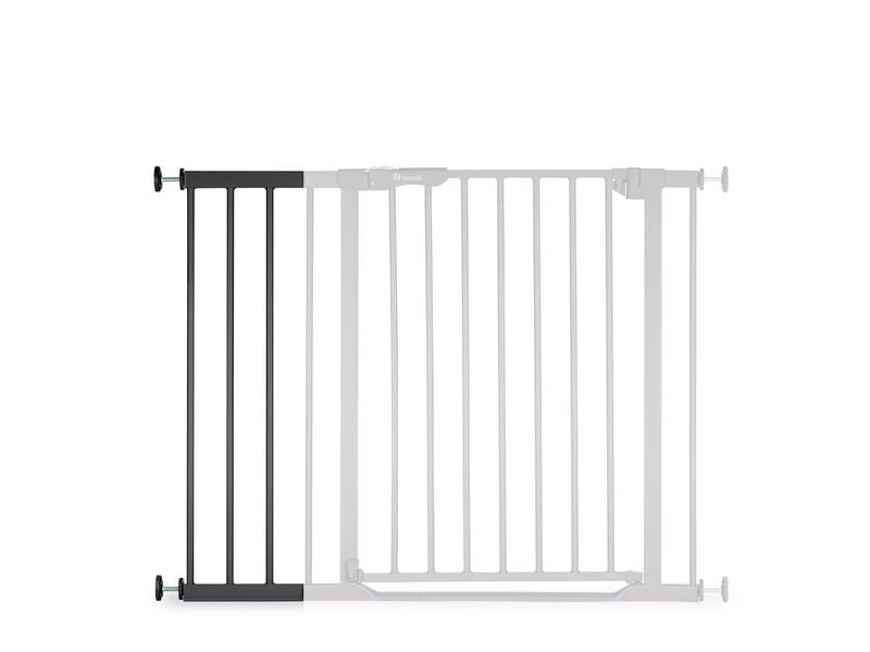 Hauck Verlängerung Türschutzgitter 21 cm Schwarz Safety Gate Extension für gängige Hauck Schutzgitter