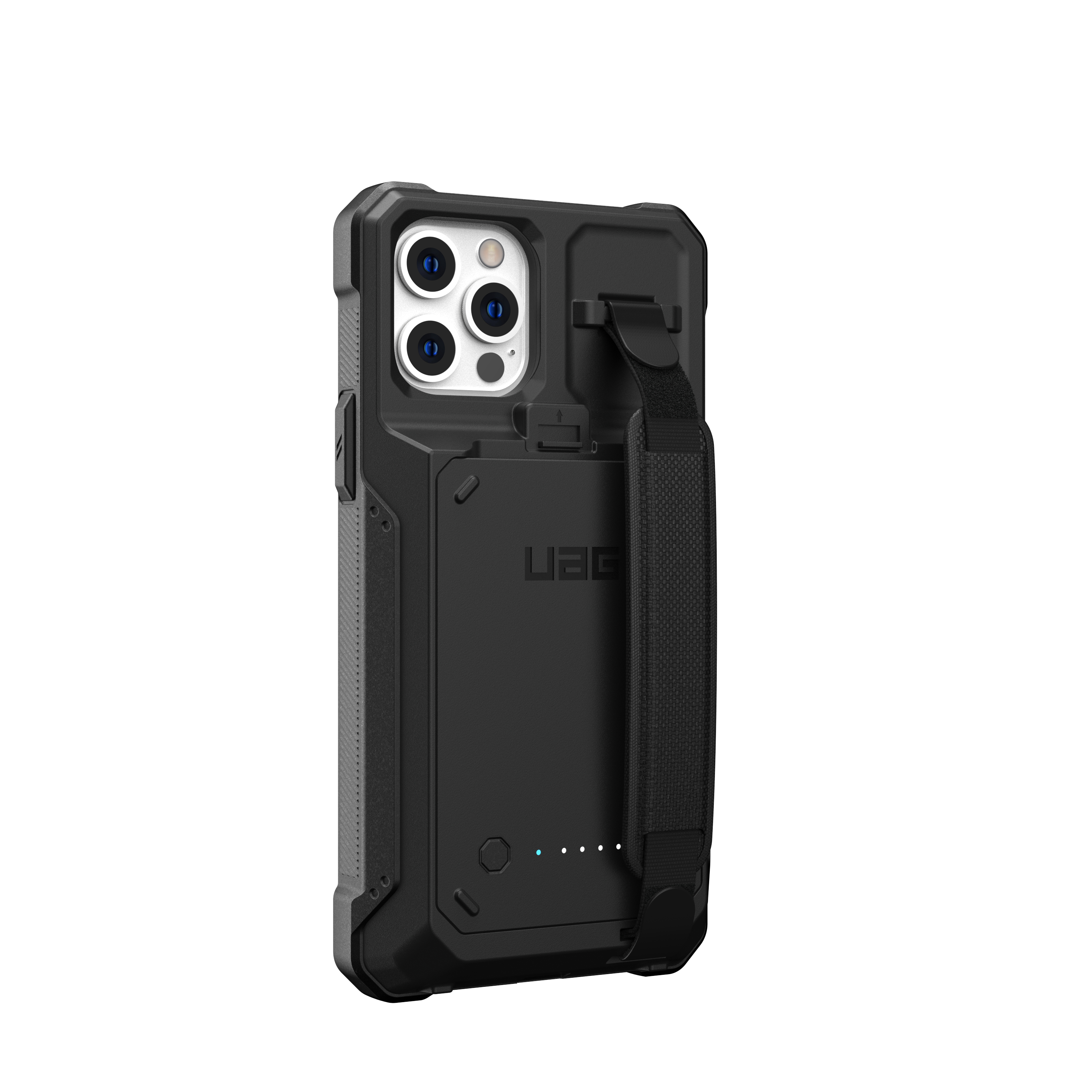 iPhone 12 / iPhone 12 Pro Outdoor Schutzhülle Workflow Battery Case 300mAh (114012BW4040) - Schwarz