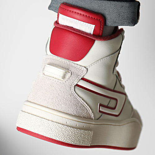 Baskets Ukiyo Mid X Y03028-PS232 Jeaster Red Moonbeam Whisper White