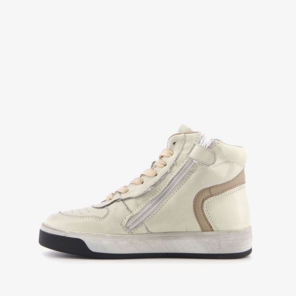 Groot hoge leren meisjes sneakers