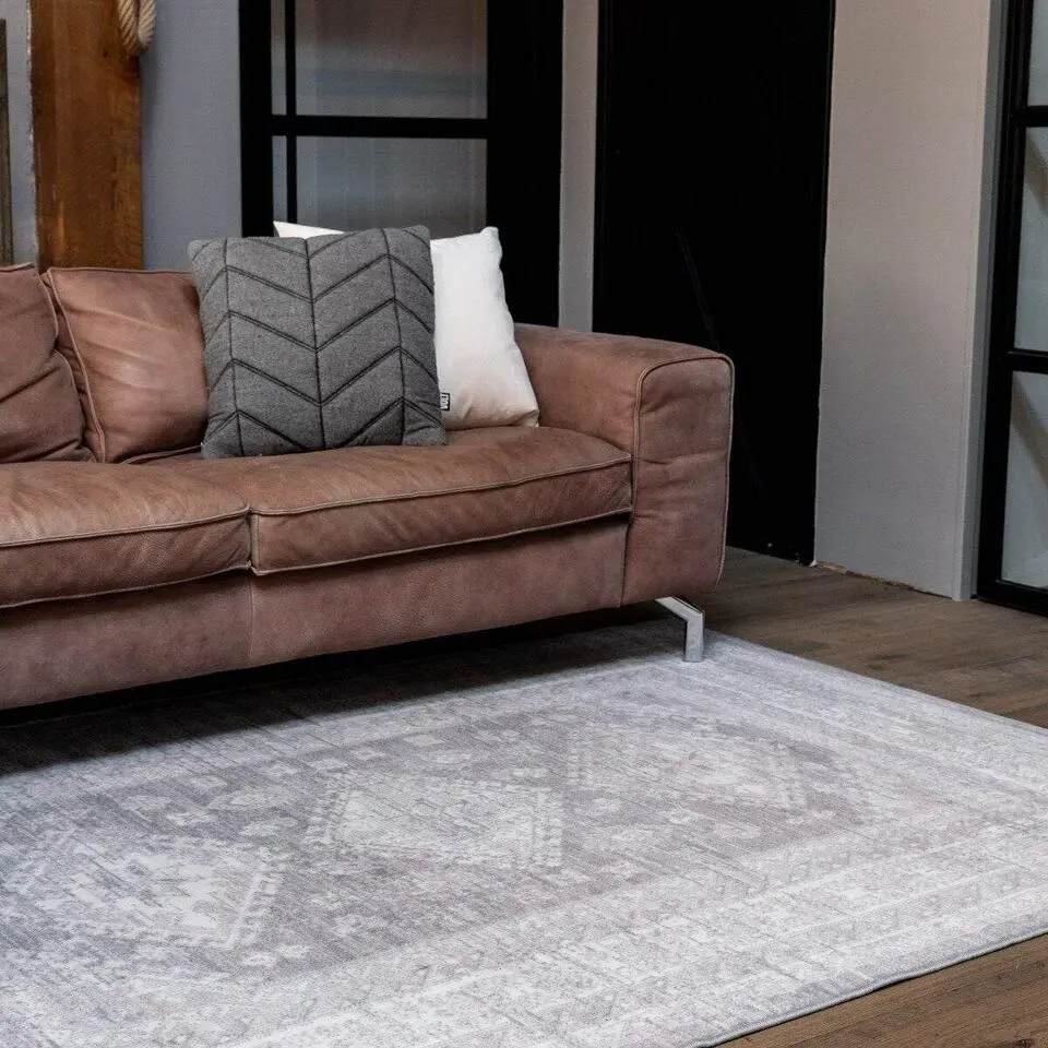 Interieur05 Vintage Vloerkleed Aila Grijs/Roze - 280 x 190 cm