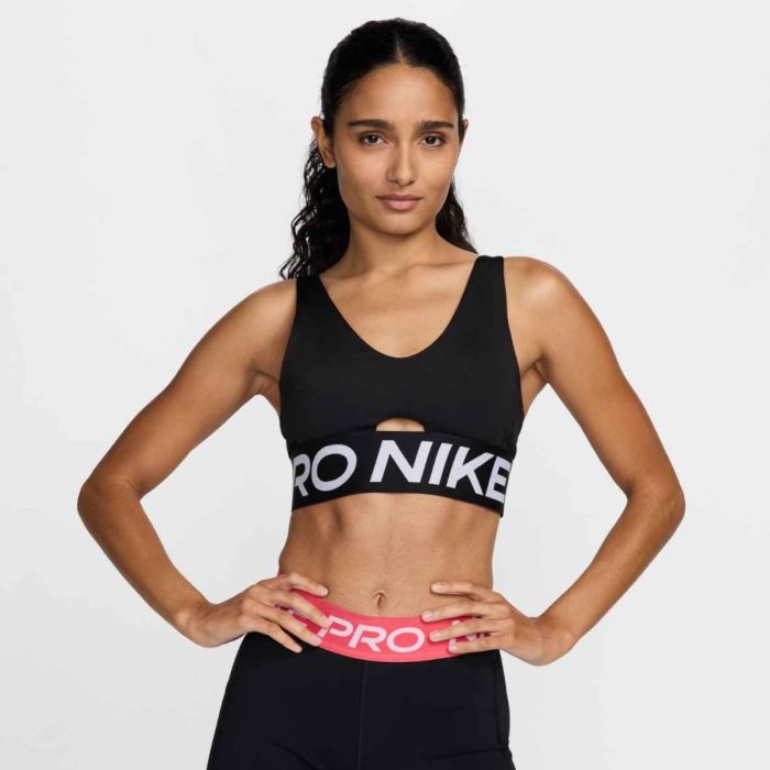 Nike Dame BH Pro Indy Plunge Bra Bold Sort