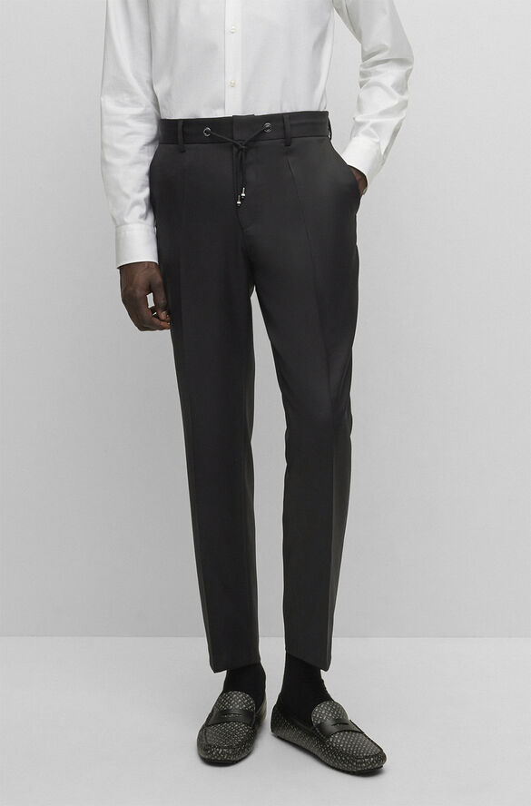 BOSS BOSS Men Business Clothing Trousers Sort