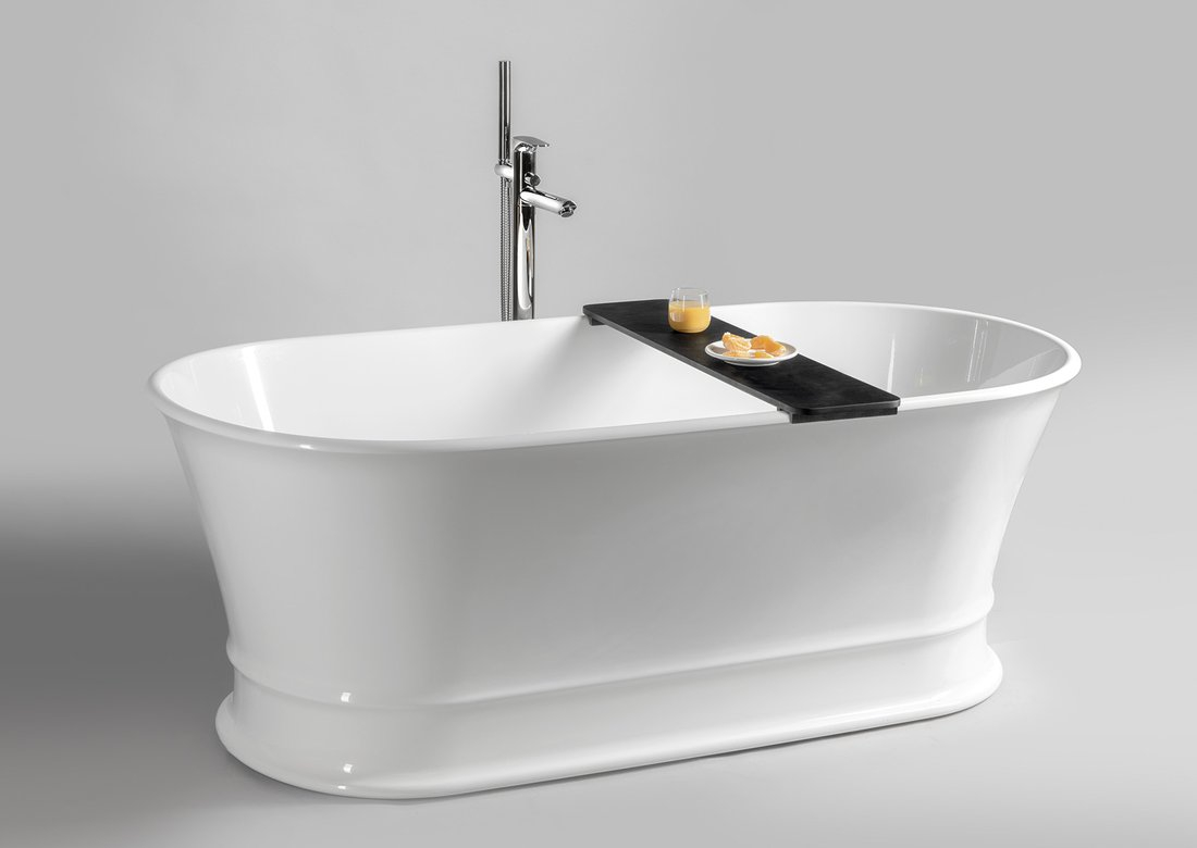 Sapho Reduta badplank 86x20cm zwart