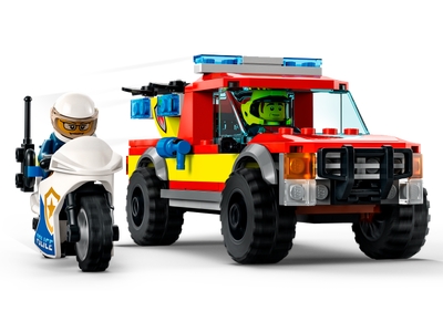 LEGO Brandweer & Politie achtervolging (60319)