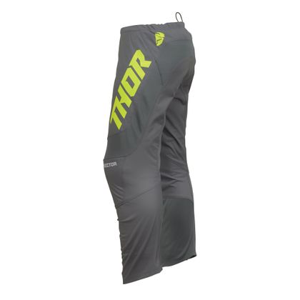 Pantalon cross Thor SECTOR CHECKER YOUTH - Gris / Jaune