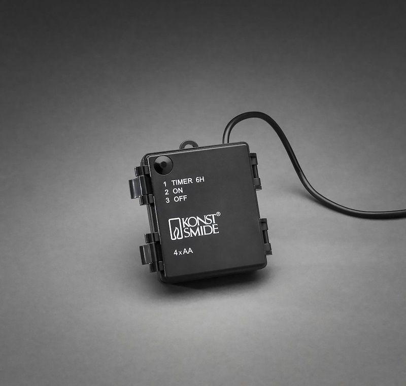 Konstsmide - LED Feestverlichting - Warm Wit - 5 Lampen - Batterij Aangedreven