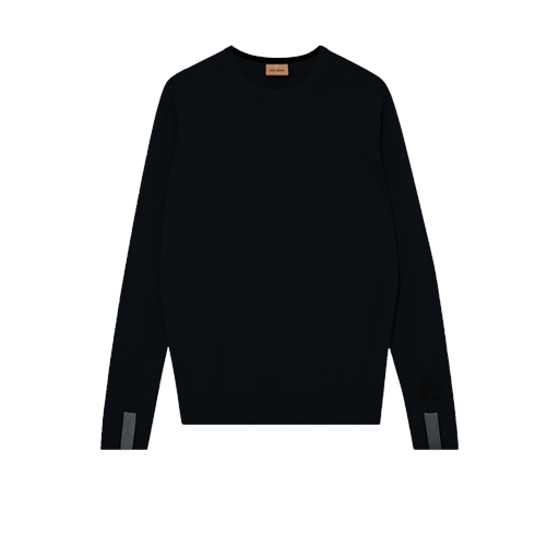 Mos Mosh Gallery Adam Striktrøje, Black, XL