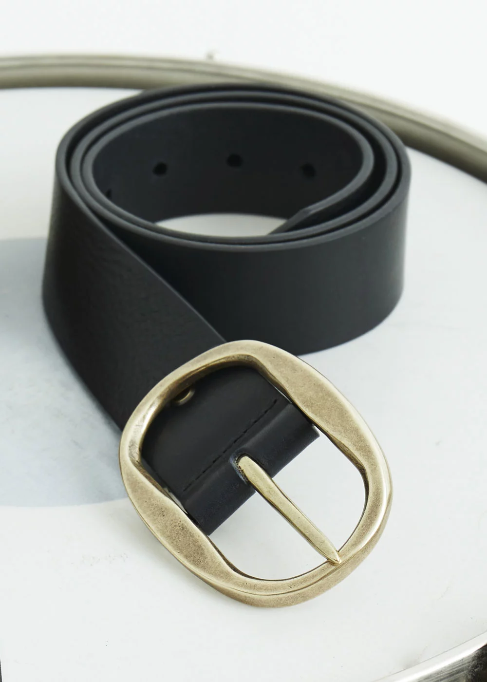 CEINTURON ANOUCHKA CUIR NOIR