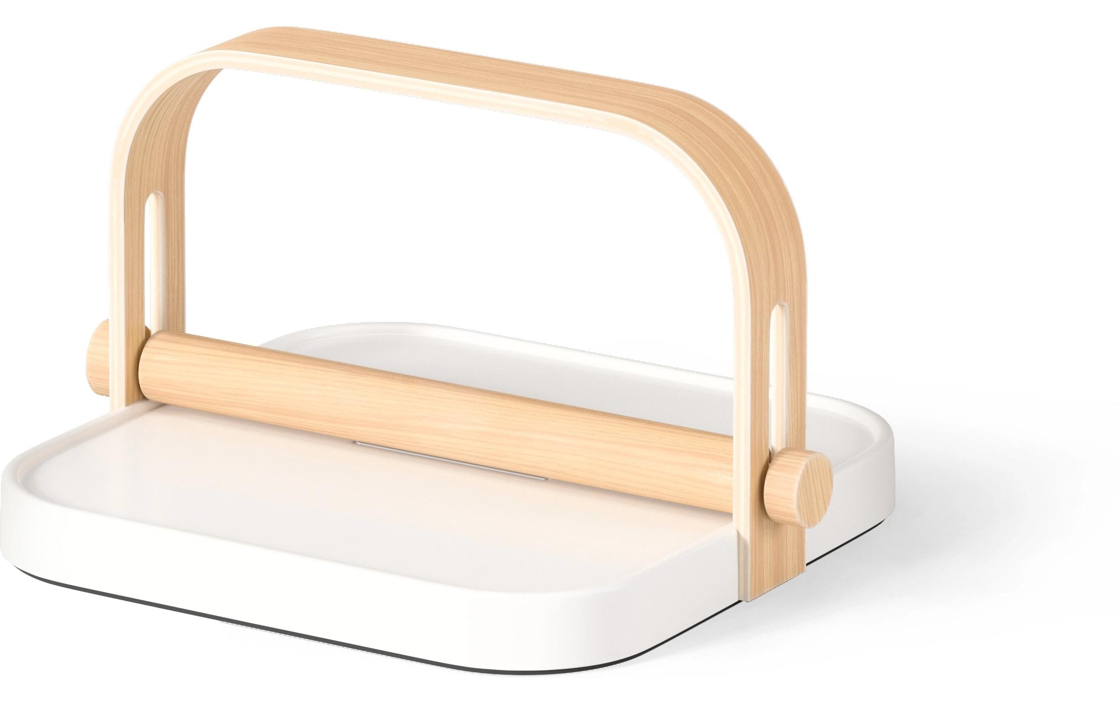 Serviettenhalter Bellwood, Nature-WeissServiettenhalter mit Haltegriff