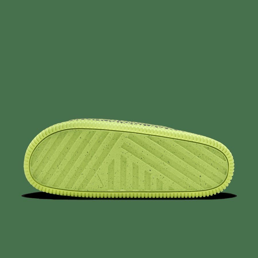 Nike Claquettes Calm - Jaune Fluo/Bleu Marine Femme