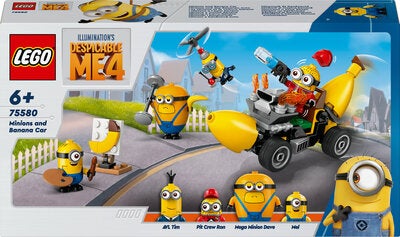 LEGO Despicable Me 75580 Minions og bananbil