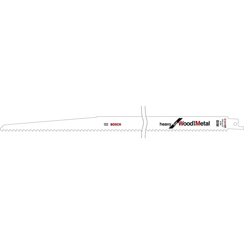 Bosch reciprozaagbladen S611DF/S1411DF hout&metaal 300mm
