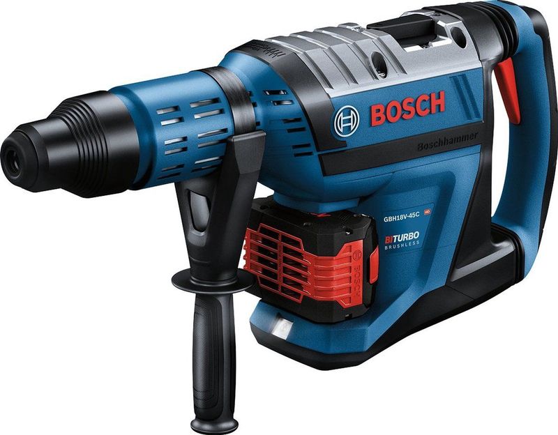 Bosch Professional GBH 18V-45 C Accu boorhamer - BITURBO - Met 2x 18V (12Ah) accu en lader - In koffer
