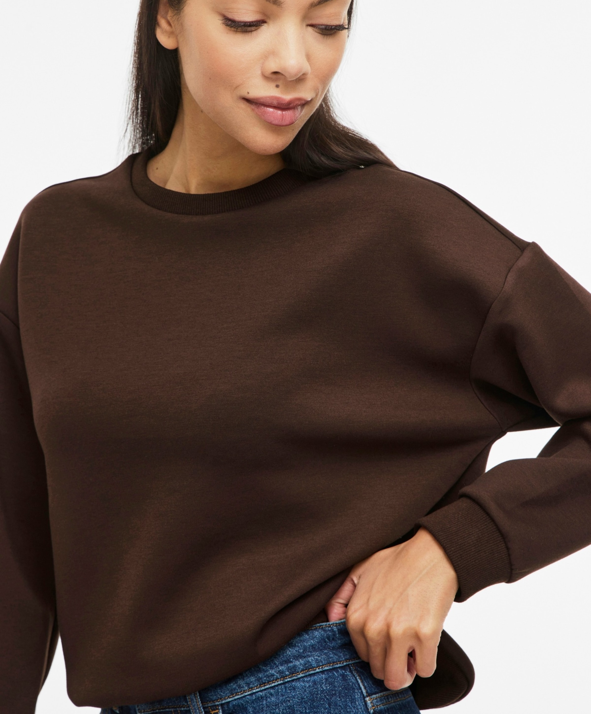 Vila Dames sweater bruin