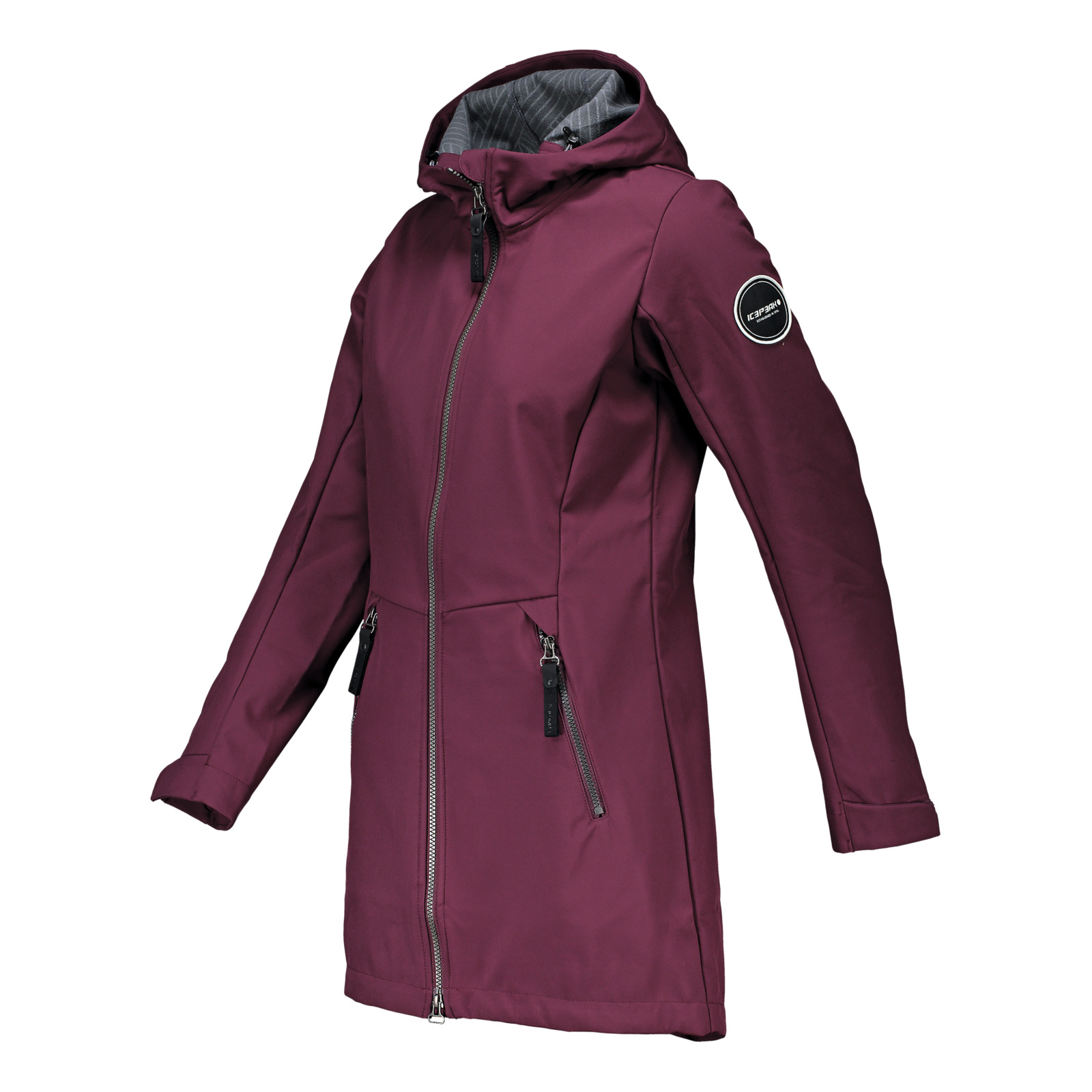 Icepeak Damen-Softshelljacke Alamosa bordeaux, 40