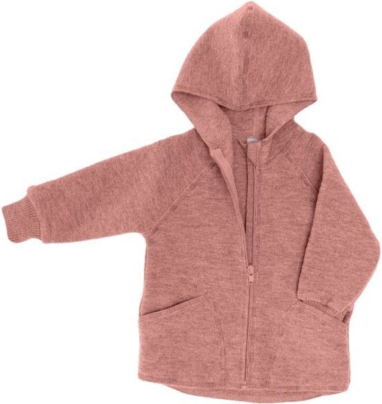 Engel - Baby-Jacke - Wollen Vest - Roze - Met Kapuze
