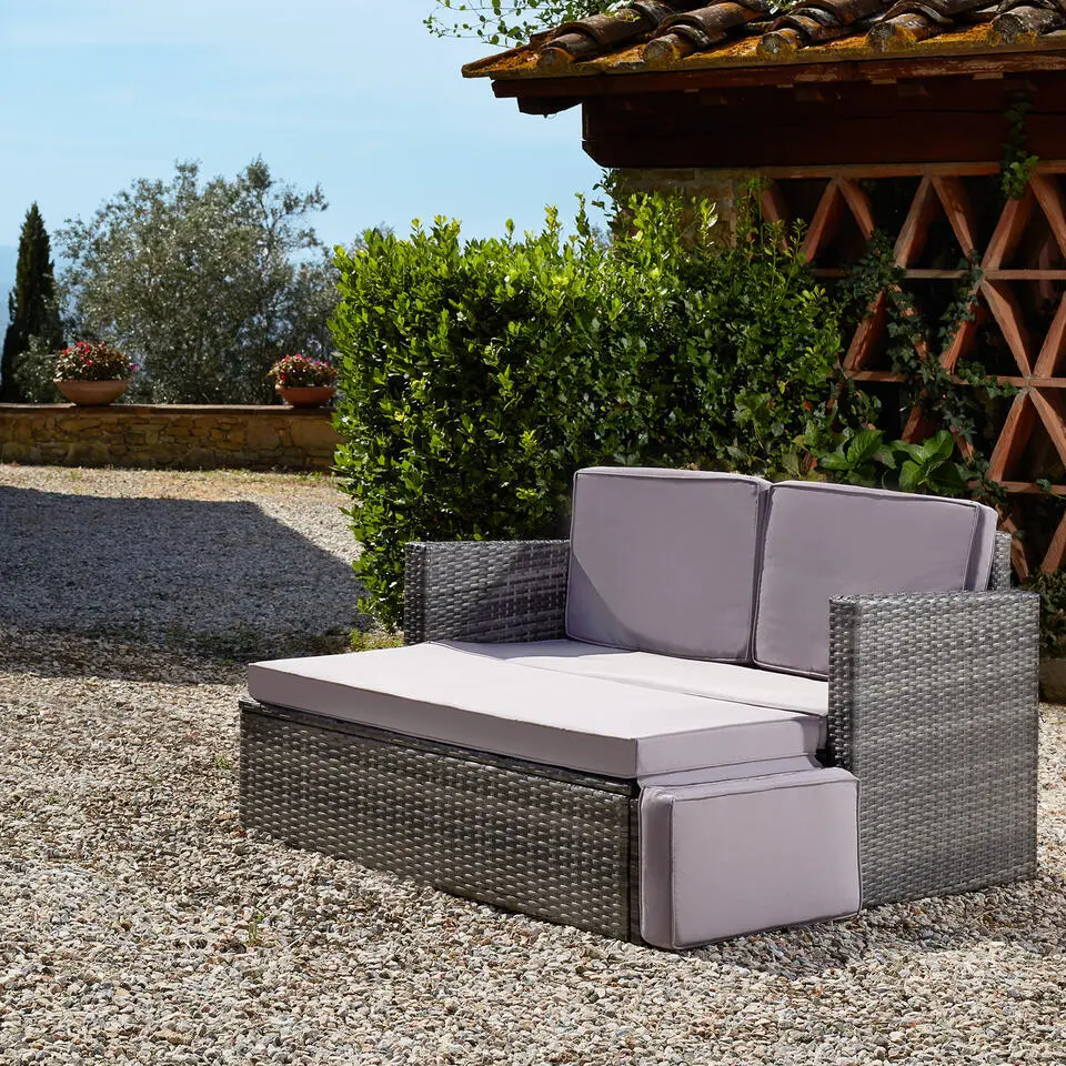 tectake Wicker loungesofa Corfu, Natuur