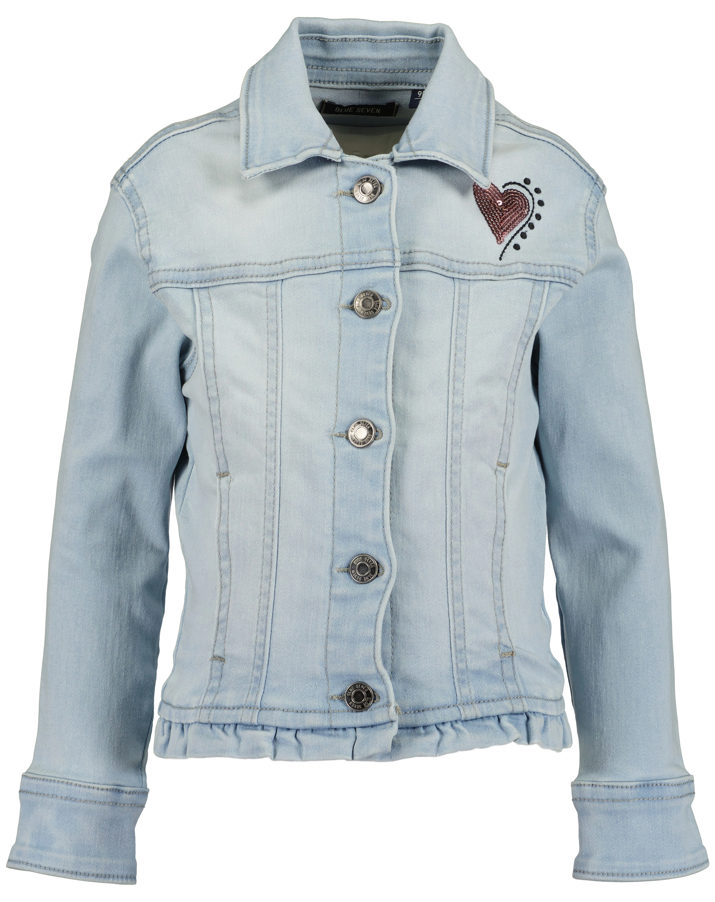Jeans-Jacke HEART in hellblau