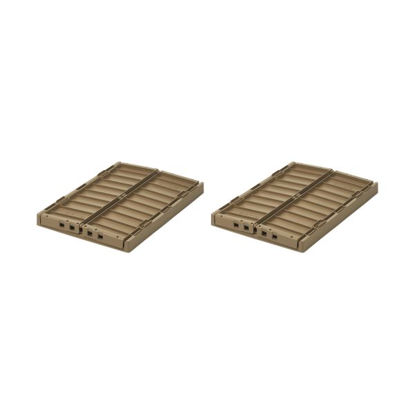 Liewood Weston Opberg Box M - 2 Stuks - Oat