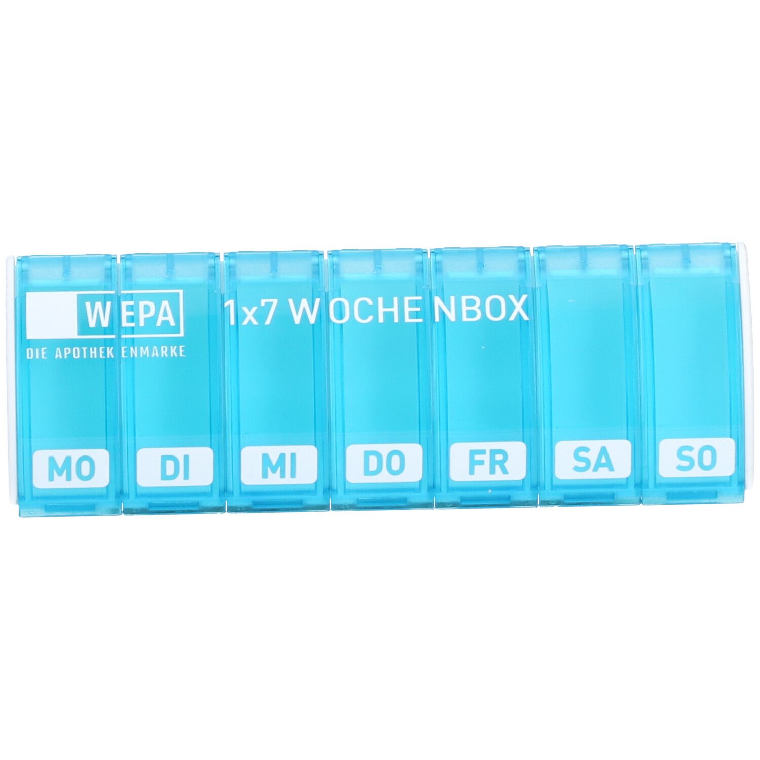 WEPA 1x7 Wochenbox türkis/UV-Schutz+