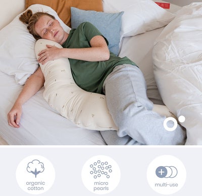Doomoo  Amme- & Gravidpute 2-i-1, Quilt Creme Blomma