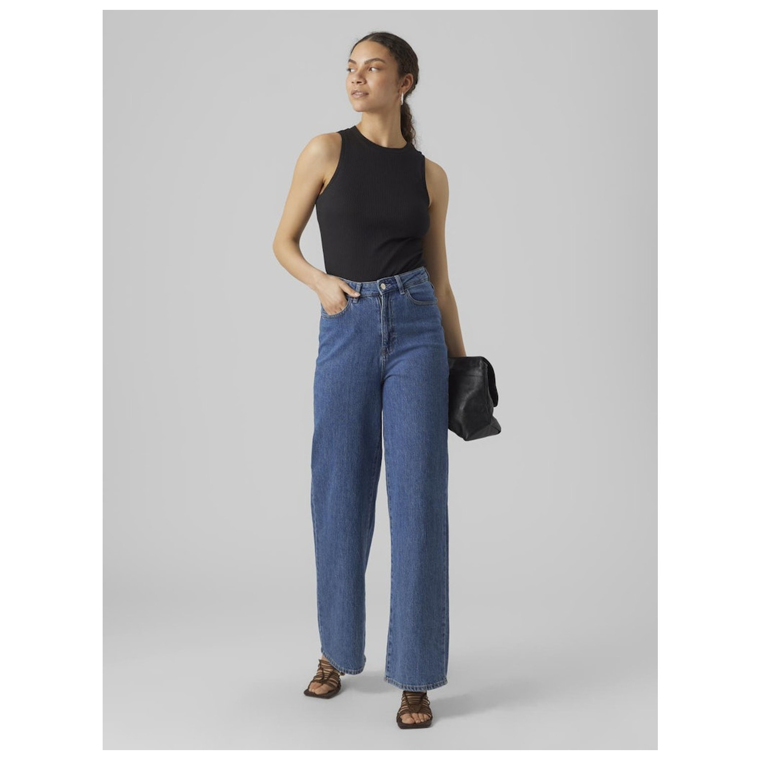 Vero Moda VMLAVENDER SL O-NECK TOP VMA N
