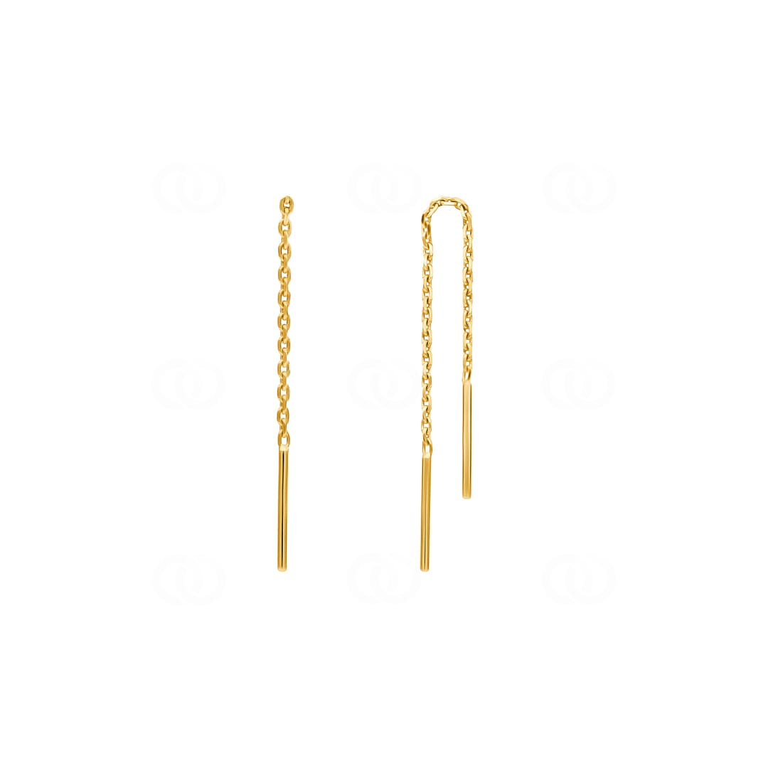 Ohrhänger 750/18 K Gelbgold Stäbchen