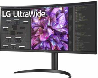 LG - 34WQ75C-B - QHD IPS Curved Monitor - Ultrawide - 34 Inch - USB-C - KVM Switch