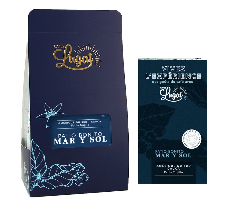 200 g - Café en grain Amérique du Sud Mar Y Sol - Cafés Lugat