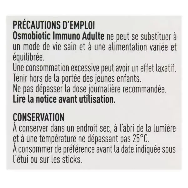 Boiron Osmobiotic Immuno Adulto 30 sticks orodispersíveis