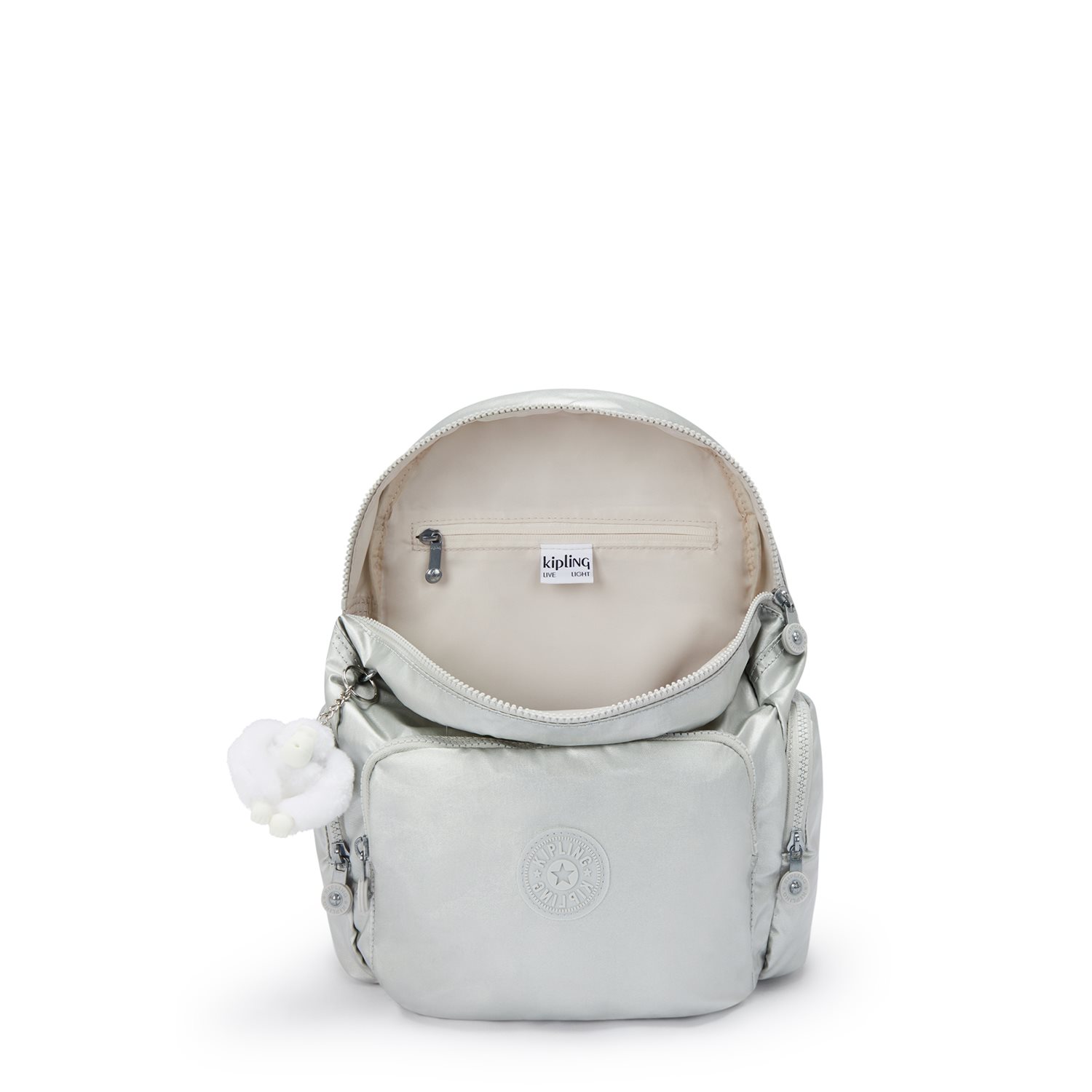 Kipling City Zip S new bright met