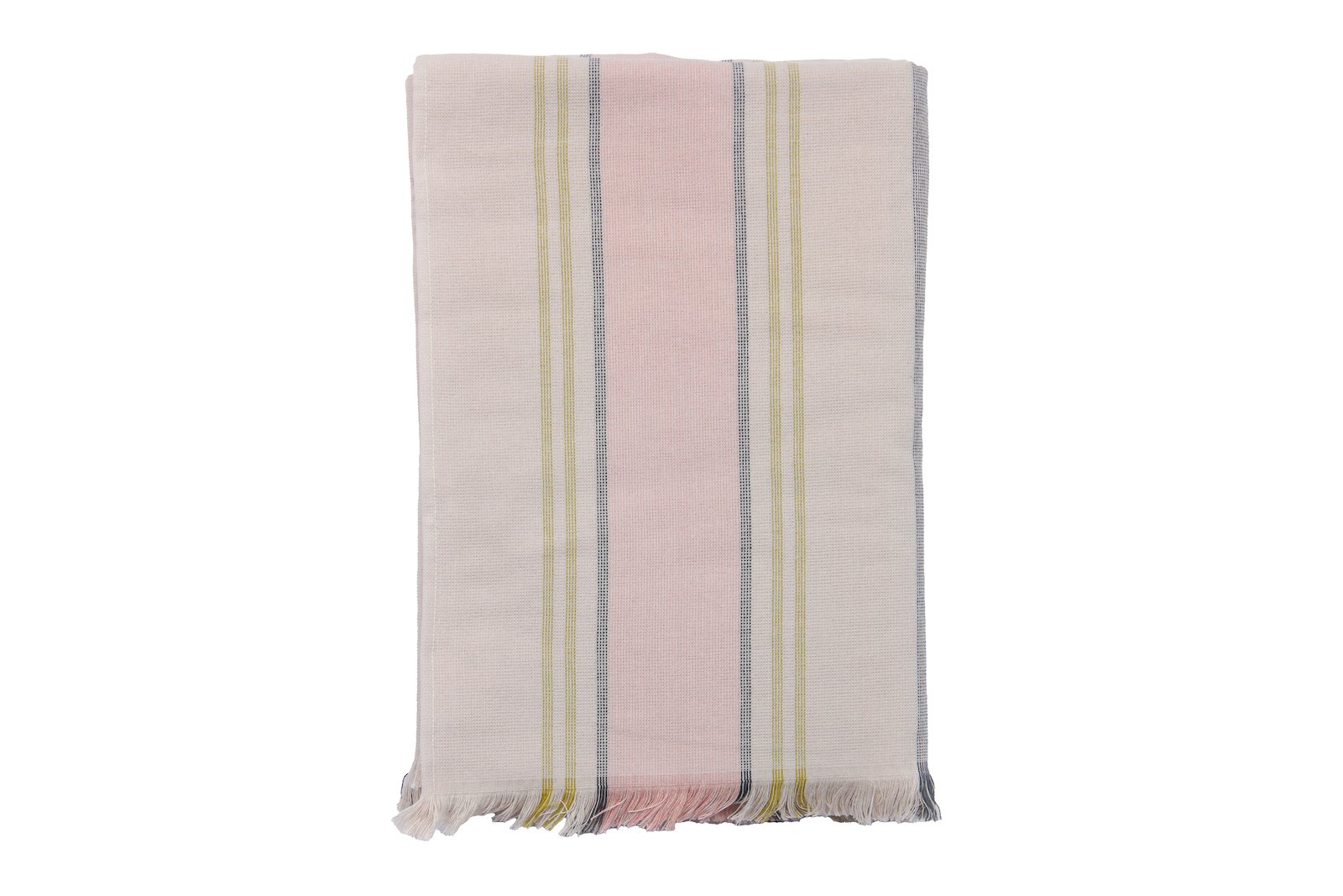 Maxime badehåndkle Offwhite, rosa, grønn og grå 86x160 cm
