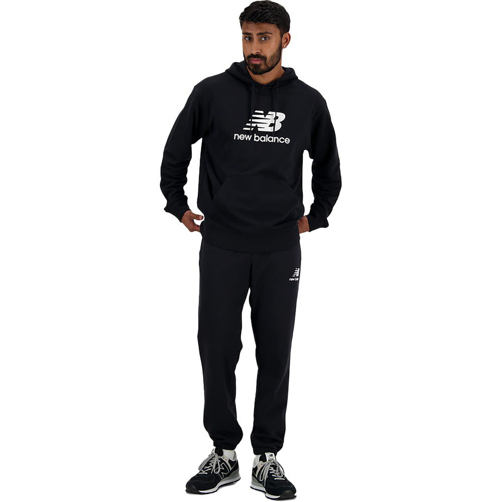 New BalanceSport Essentials Stacked Logo French Terry Hoodie