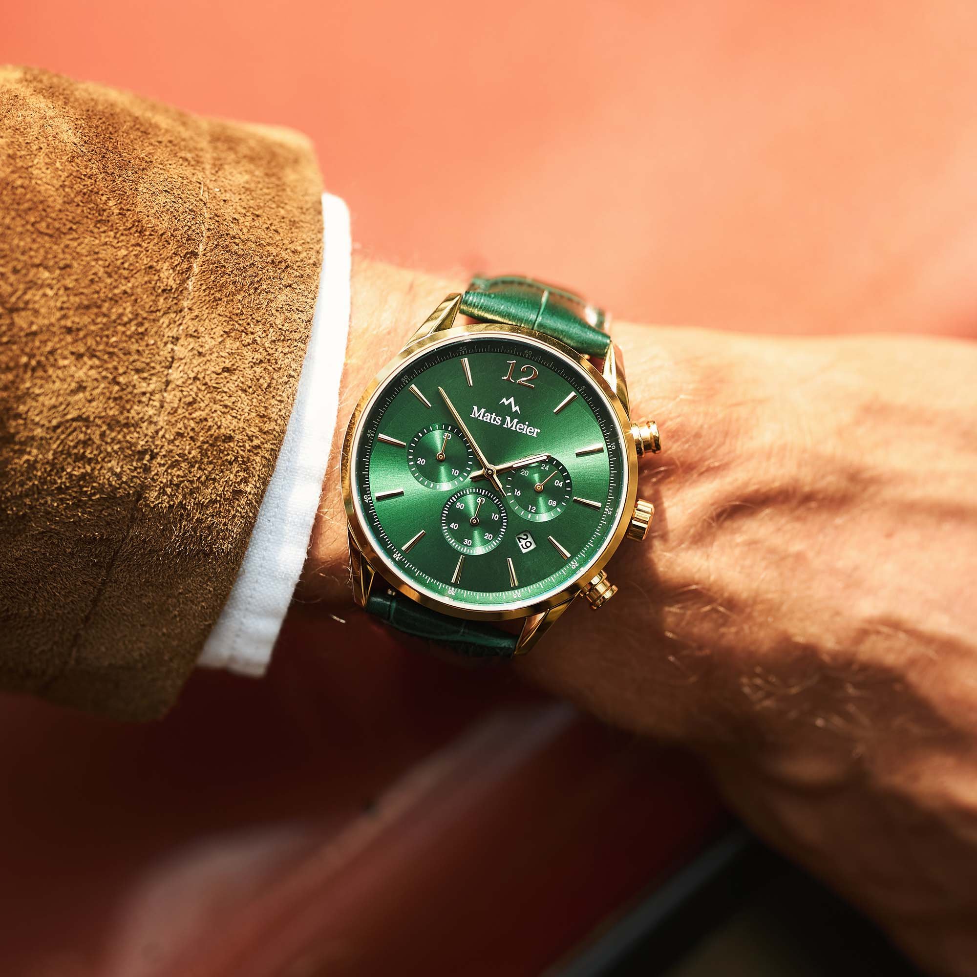horloge Mats Meier Mats Meier Groen