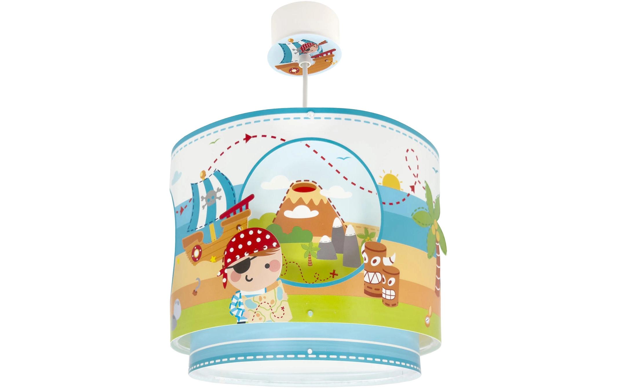 Hängelampe Pirate IslandKinderlampe mit Piraten