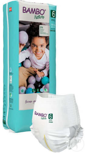 Bambo Nature Culottes D'Apprentissage Taille 6 +15kg 38 Pièces