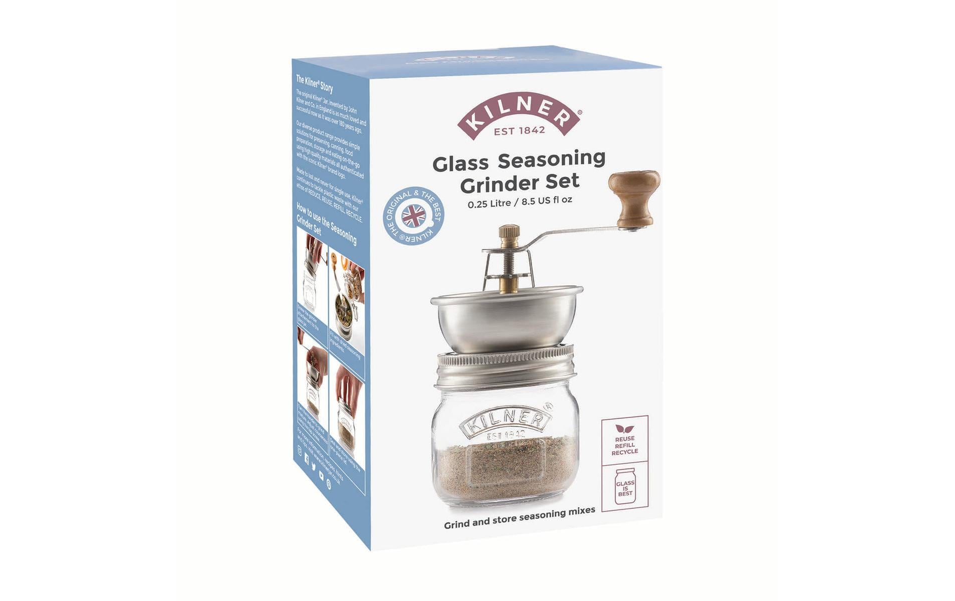 Multifunktions-Küchenmühle 250 ml, 1 StückKüchenmühle inklusive Silikondeckel und Luftschloss