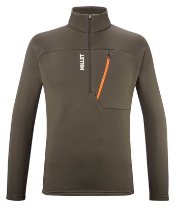 Polaire Millet Seneca 1/2 Zip Khaki