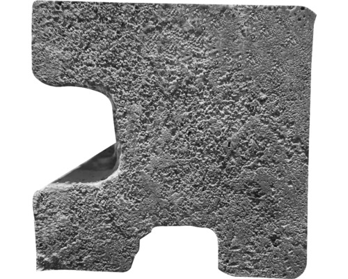 Standaard hoekpaal, enkelzijdig, 116/170 x 11 x 11 cm, grijs