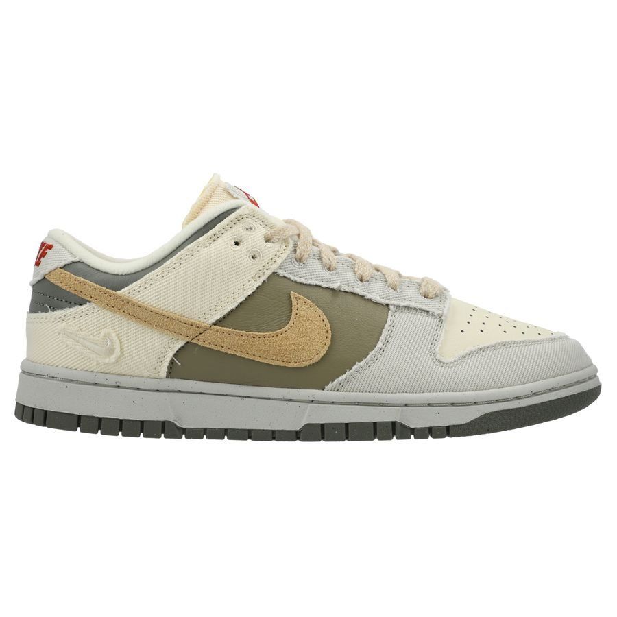 Nike Chaussures Dunk Low - Blanc/Gris/Vert Femme