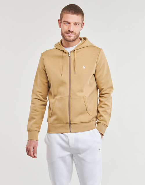 Polo Ralph Lauren - SWEATSHIRT ZIPPE EN DOUBLE KNIT TECH Camel / Desierto / Kaki