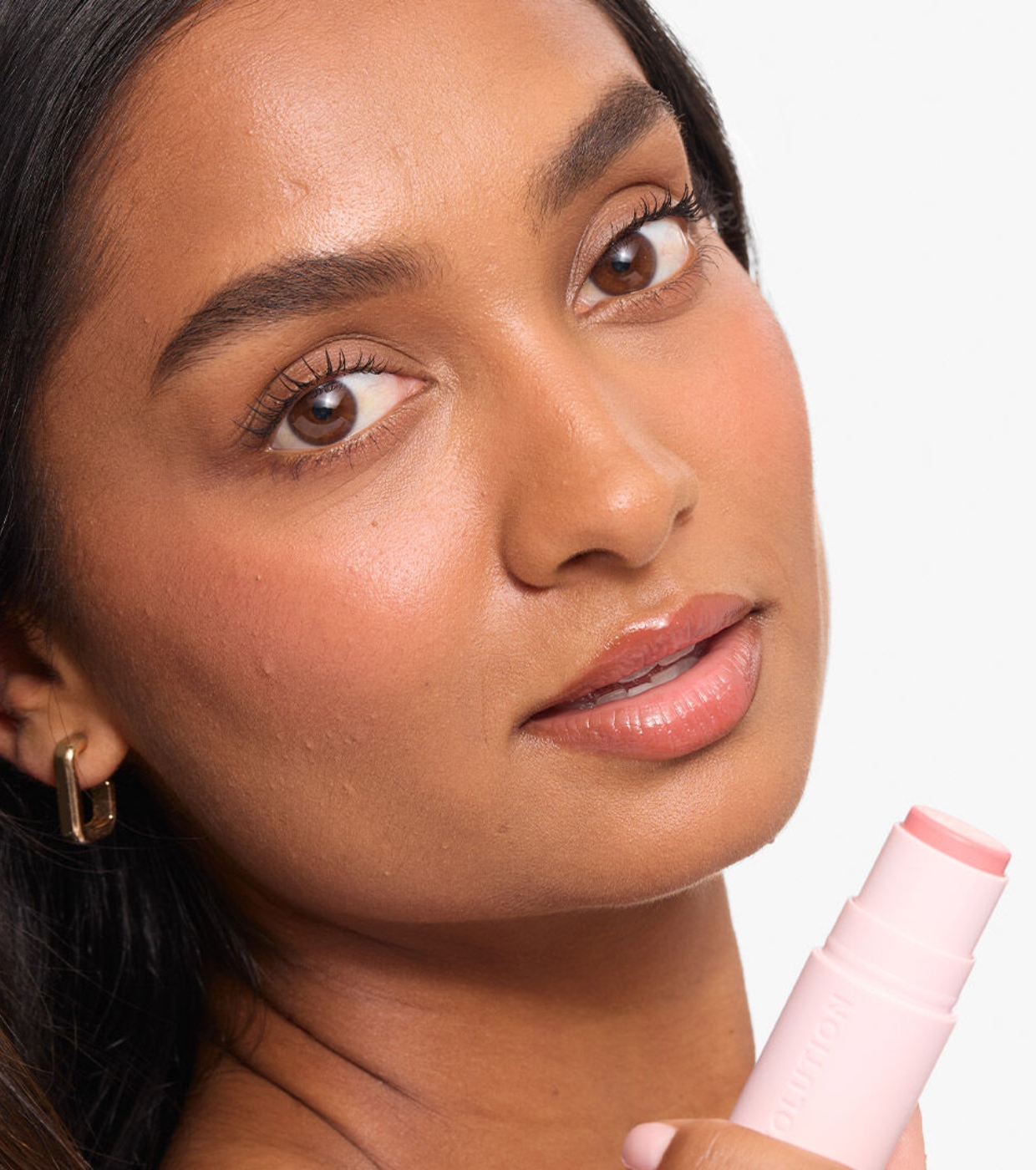 Revolution - Blush em bastão Skin Silk Marble - Peachy Pink